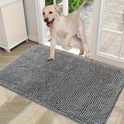 Ultra-Absorbent Muddy Paw Dog Mat