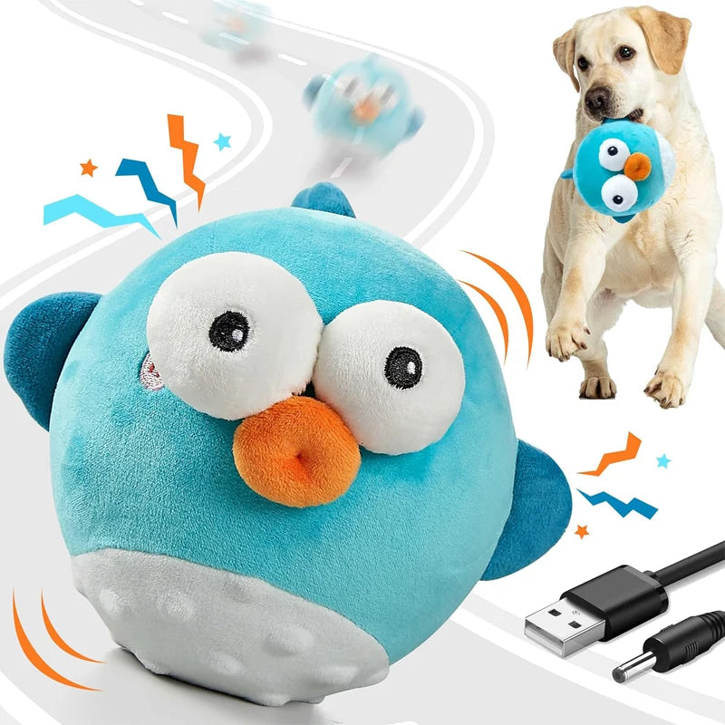 Rechargeable Interactive Bouncing Pet Toy 🐾🎵
