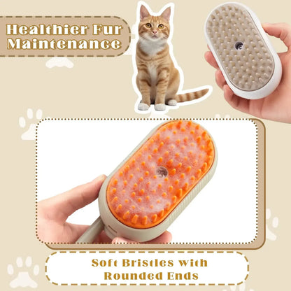 Steam Spray Pet Brush