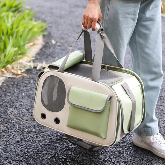 Portable Pet Carrier Backpack For Cats & Small Dogs