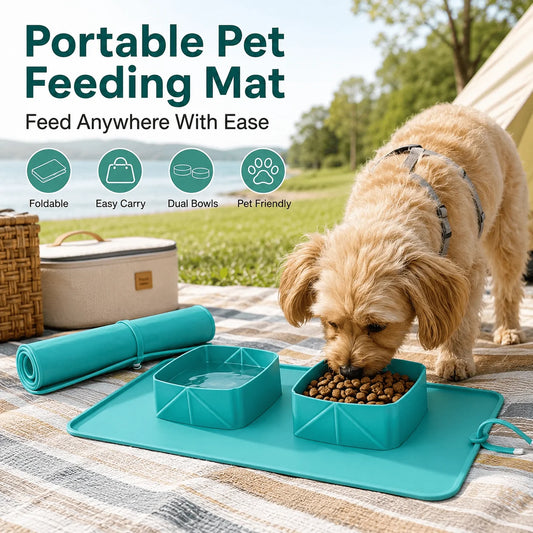PawTrail Travel Feeding Set