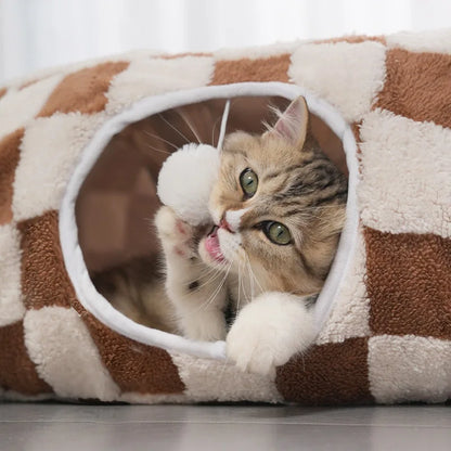 3-in-1 Cosy Pet Tunnel Bed