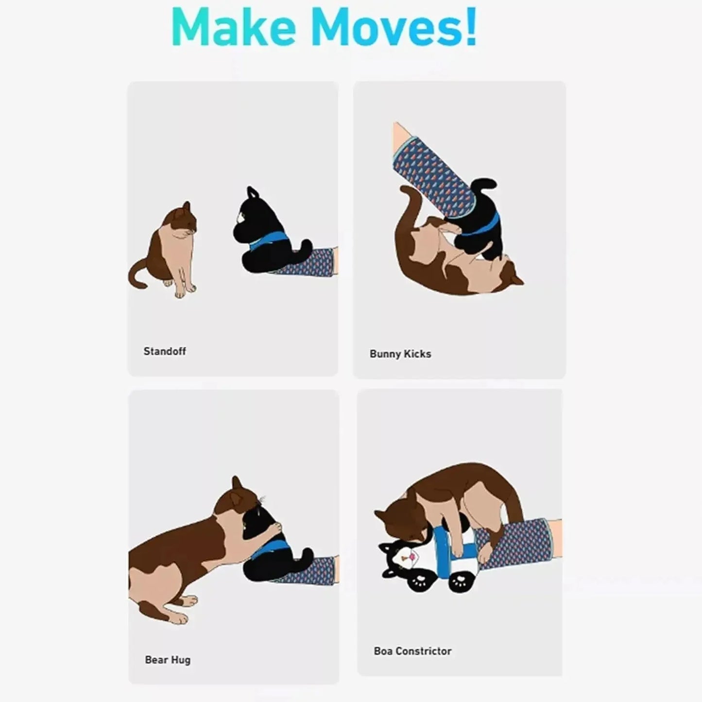 PawPlay Interactive Cat Wrestling Glove