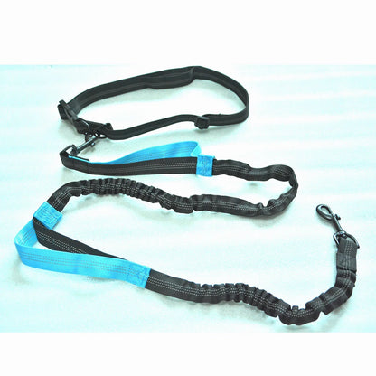 Reflective Dual-Elastic Hands-Free Dog Leash