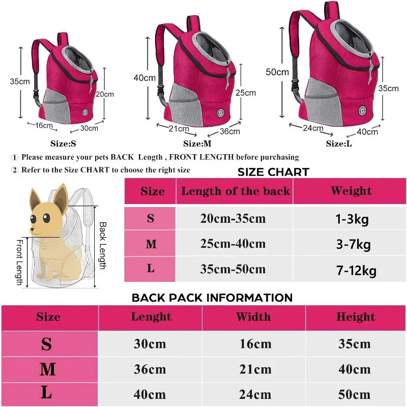 FrontPaws – Breathable Pet Carrier Backpack 🎒🐕