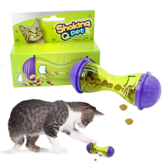 Pet Tumbler Puzzle Toy – Leaky Food Ball for Cats and Dogs