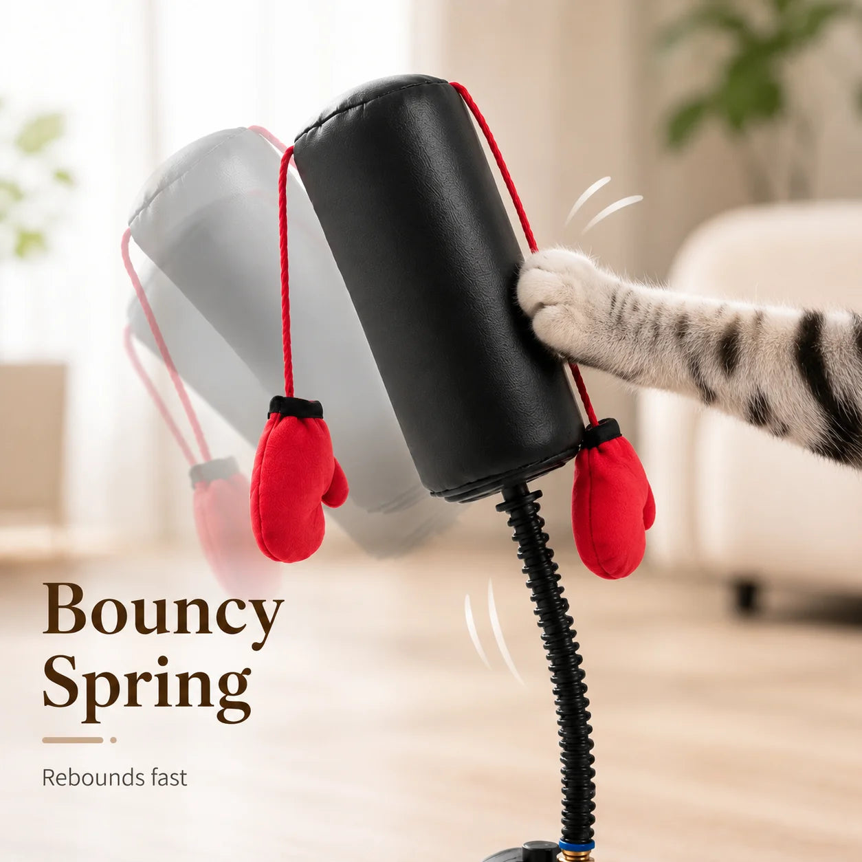 PunchPaws Interactive Cat Boxing Toy