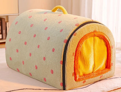 SnugNest Cozy Pet House Bed