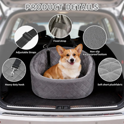 RideSnug – Padded Pet Car Seat & Bed 🚗🐶