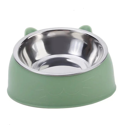Stainless Steel Food & Water Feeder for Cats & Dogs