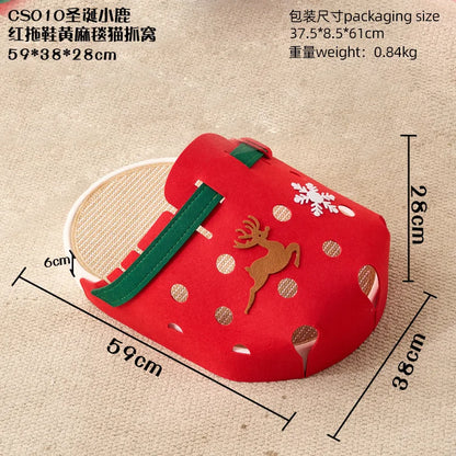 Shoe-Shaped Cat Scratcher & Lounger 👟🐱