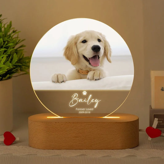 Custom Pet Memorial Frame – Personalized Photo Keepsake for Pet Lovers