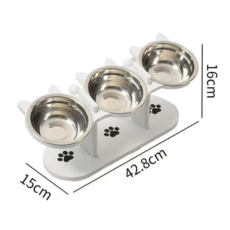 PawsNest 3-Tier Elevated Pet Feeding Station