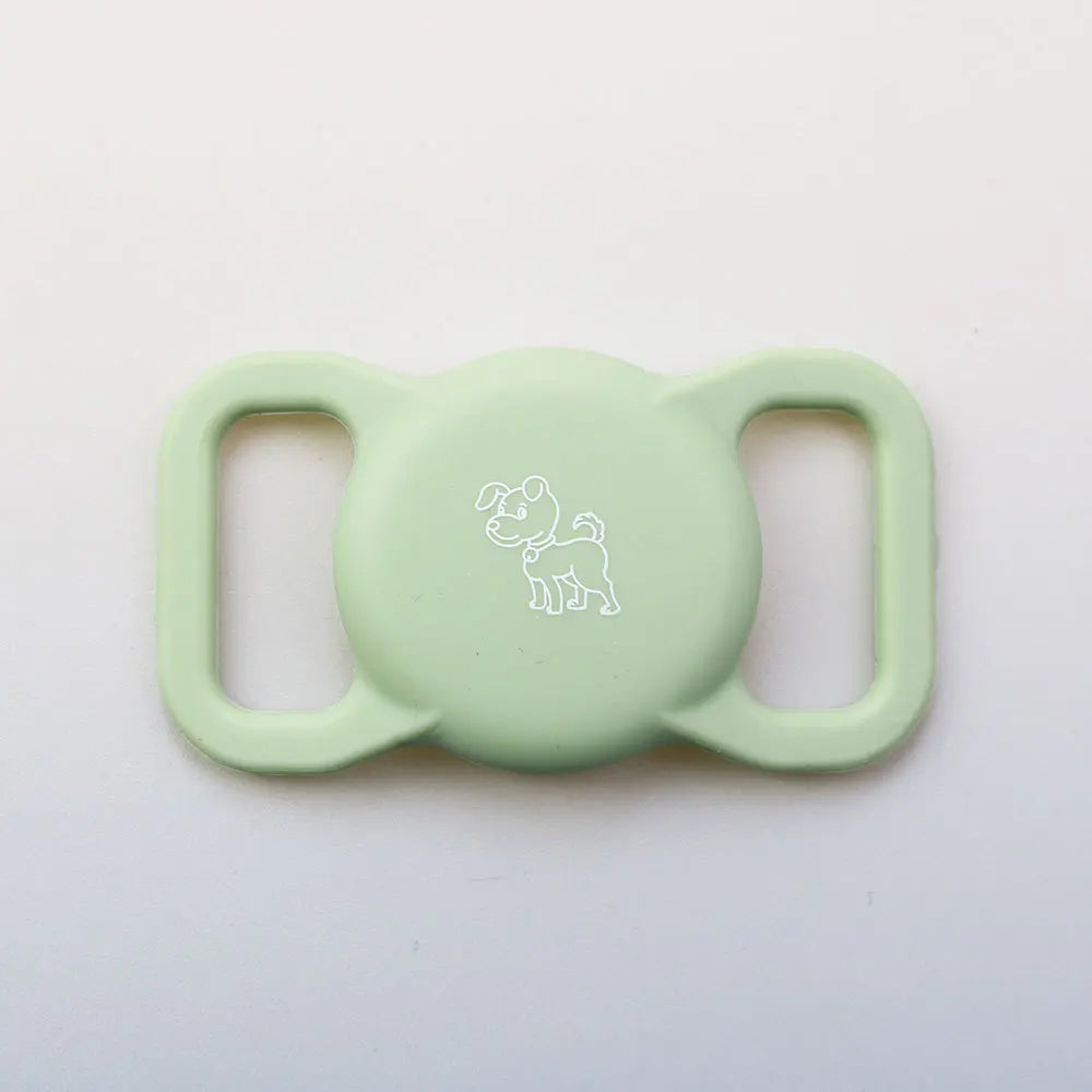 GlowPaw Silicone AirTag Holder for Cat & Dog Collars