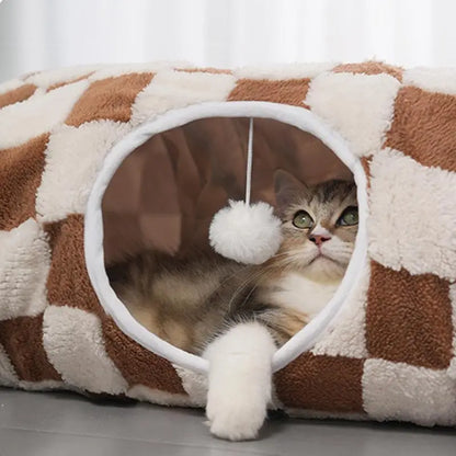 3-in-1 Cosy Pet Tunnel Bed