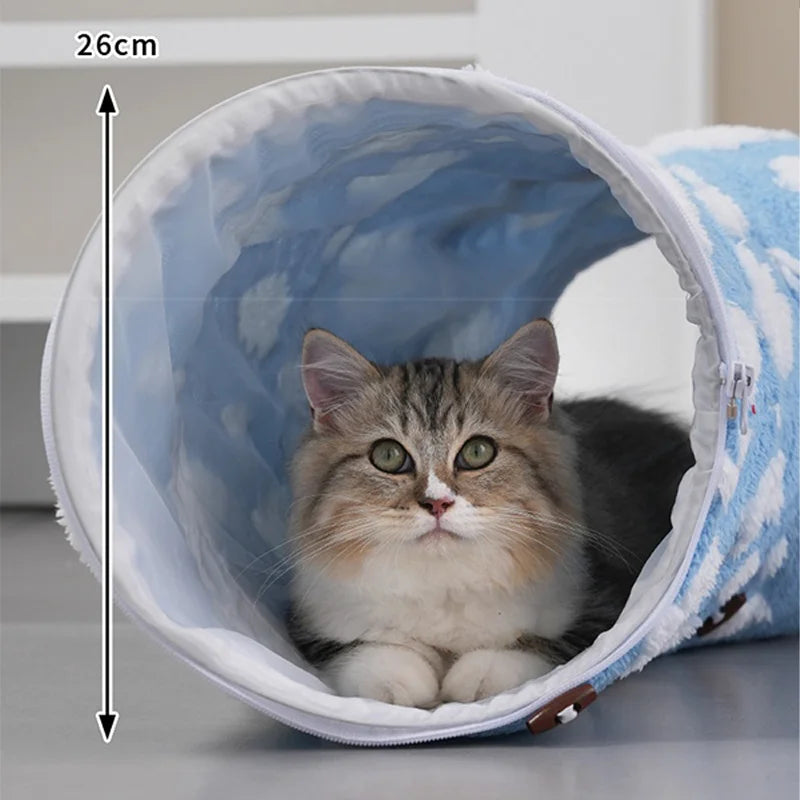 3-in-1 Cosy Pet Tunnel Bed