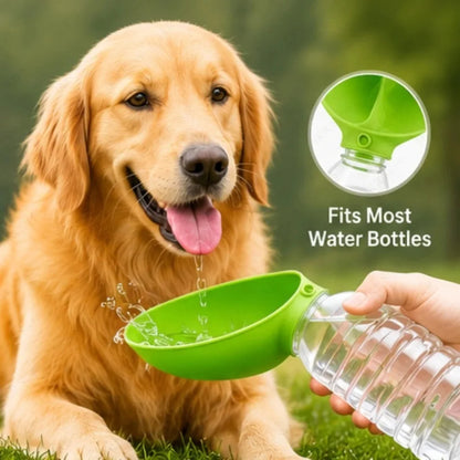 PawSip Portable Pet Water Bottle & Foldable Drinking Bowl