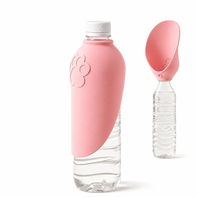 PawSip Portable Pet Water Bottle & Foldable Drinking Bowl