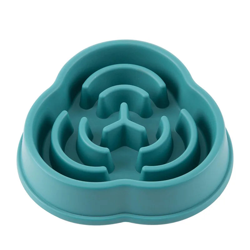 Pet Slow Feeding Bowl - Anti-Choking, Non-Slip Bowl for Cats & Dogs
