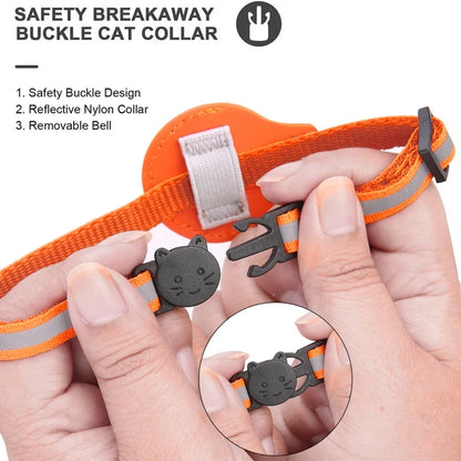 Reflective AirTag Case - Protective Collar for Dogs & Cats