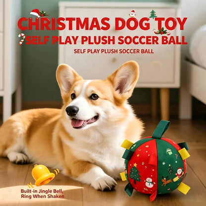 JingleRoll Self-Moving Christmas Dog Ball