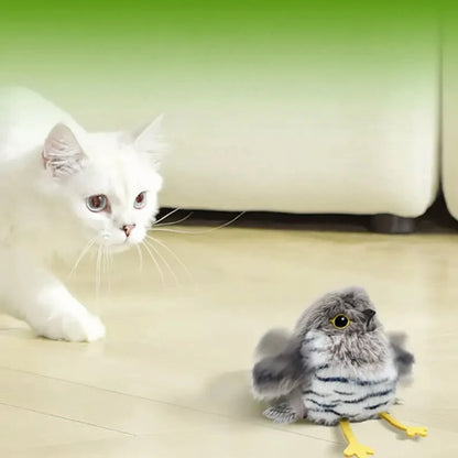 Flapping Bird - Interactive Bird-Shaped Cat Toy