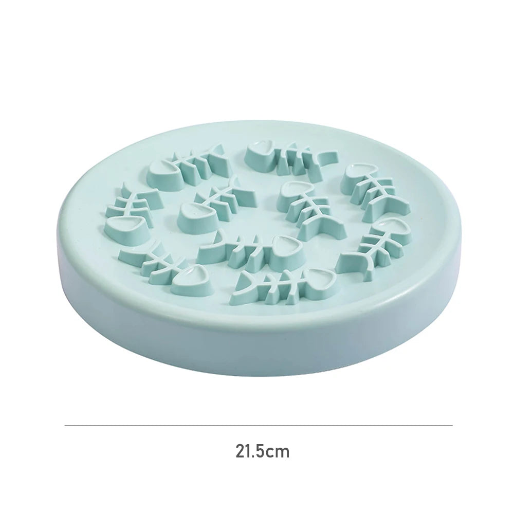 FishBone Slow Feed Pet Bowl
