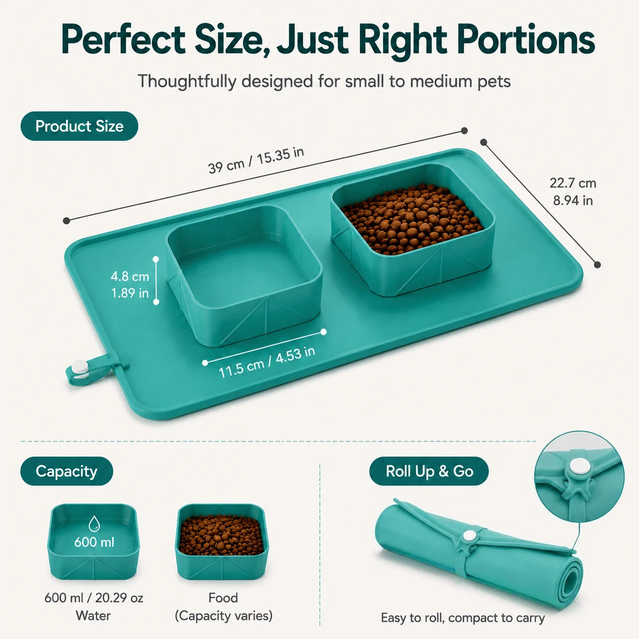 PawTrail Travel Feeding Set