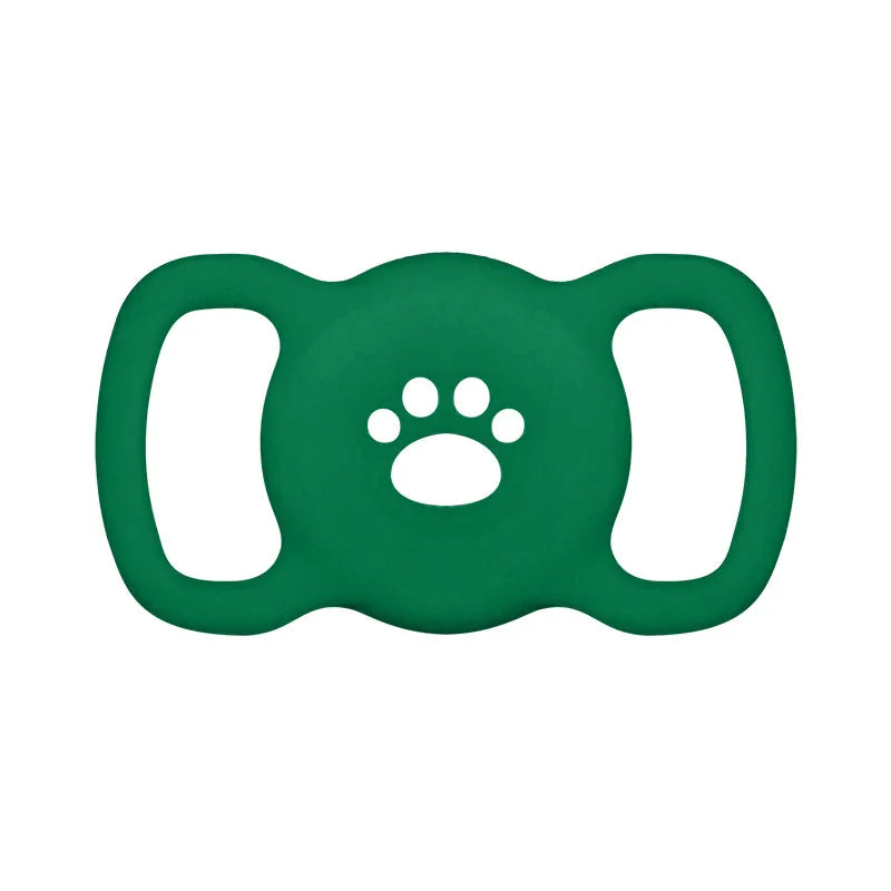 GlowPaw Silicone AirTag Holder for Cat & Dog Collars