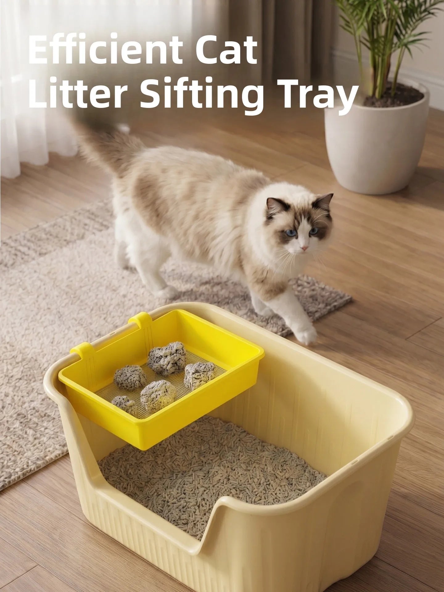 CleanPaws Long-Handle Stainless Steel Litter Scoop