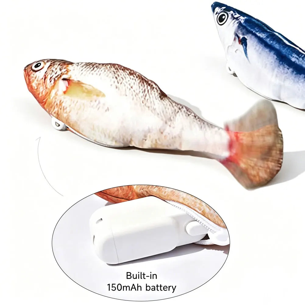 PounceFish Interactive Moving Cat Toy
