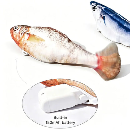PounceFish Interactive Moving Cat Toy