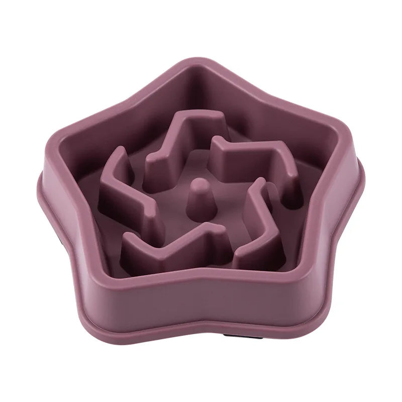 Pet Slow Feeding Bowl - Anti-Choking, Non-Slip Bowl for Cats & Dogs