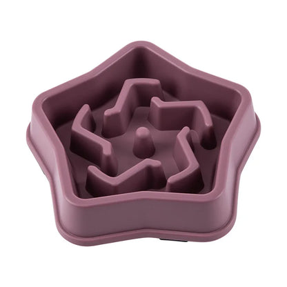 Pet Slow Feeding Bowl - Anti-Choking, Non-Slip Bowl for Cats & Dogs