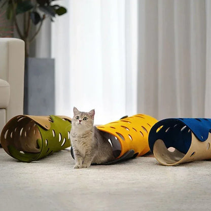 FeltFusion Cat Tunnel – Modular Fun, Cozy Adventures