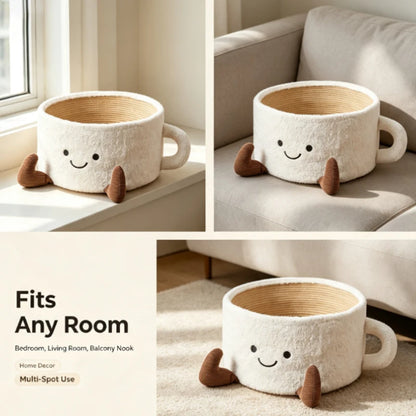 Coffee Cup Cosy Pet Bed