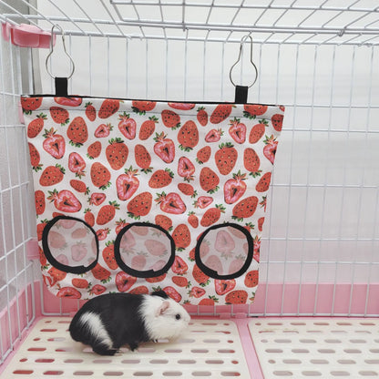 Hanging Hay Bag with Hooks – Ideal Feeder for Small Pets