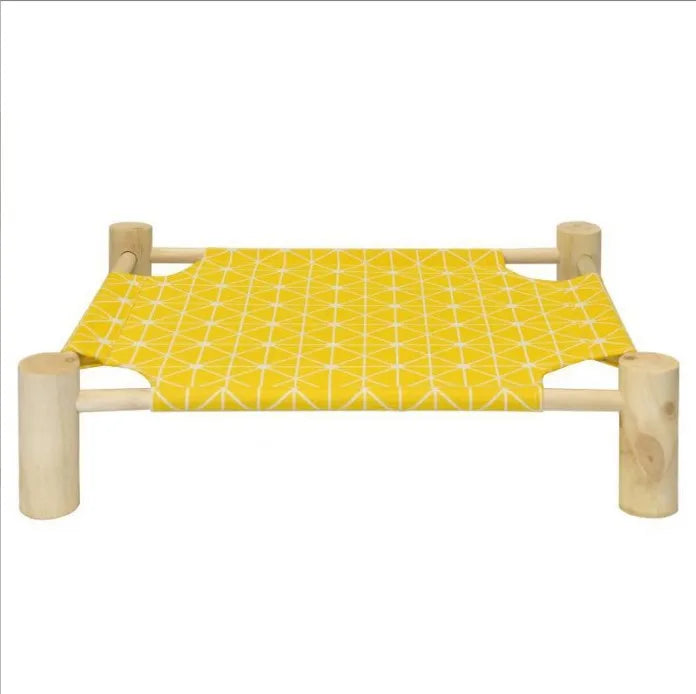 PawHaven - Wooden Pet Hammock Bed