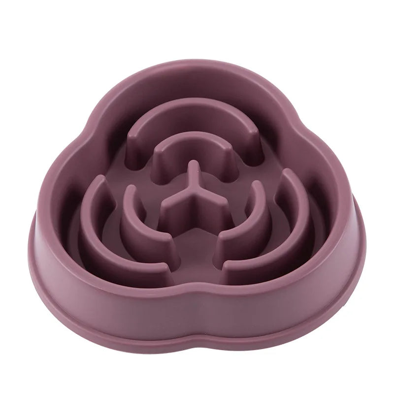 Pet Slow Feeding Bowl - Anti-Choking, Non-Slip Bowl for Cats & Dogs