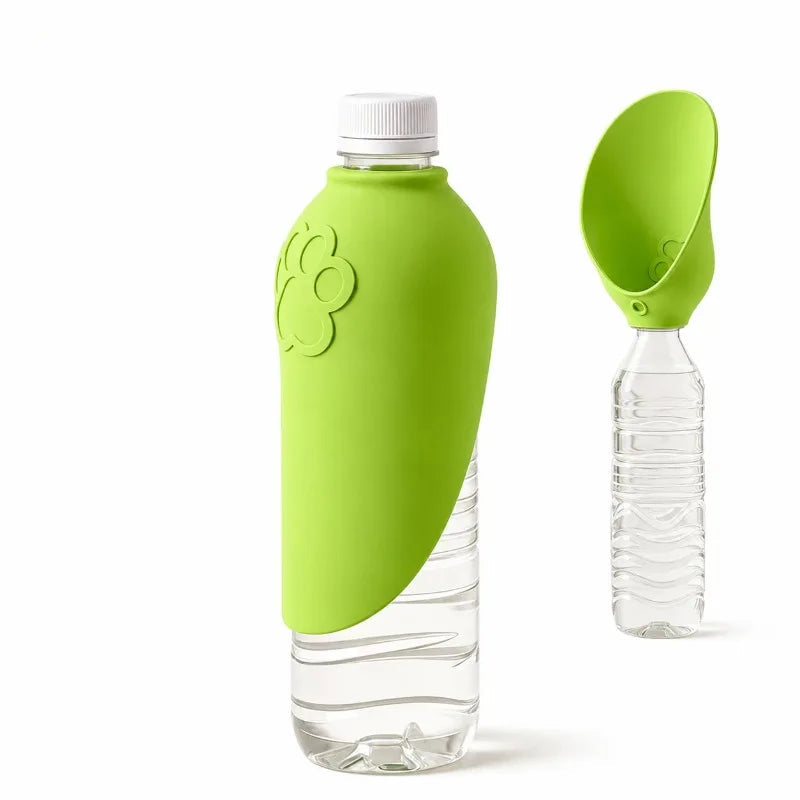 PawSip Portable Pet Water Bottle & Foldable Drinking Bowl