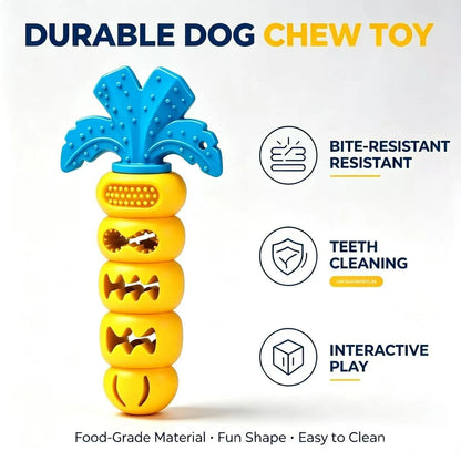 Carrot Dog Chew Toy & Interactive Slow Feeder