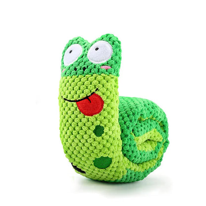 Snail Squeak & Snack Interactive Dog Toy