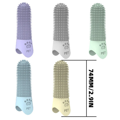 Pet Silicone Teeth Cleaning Fingertips