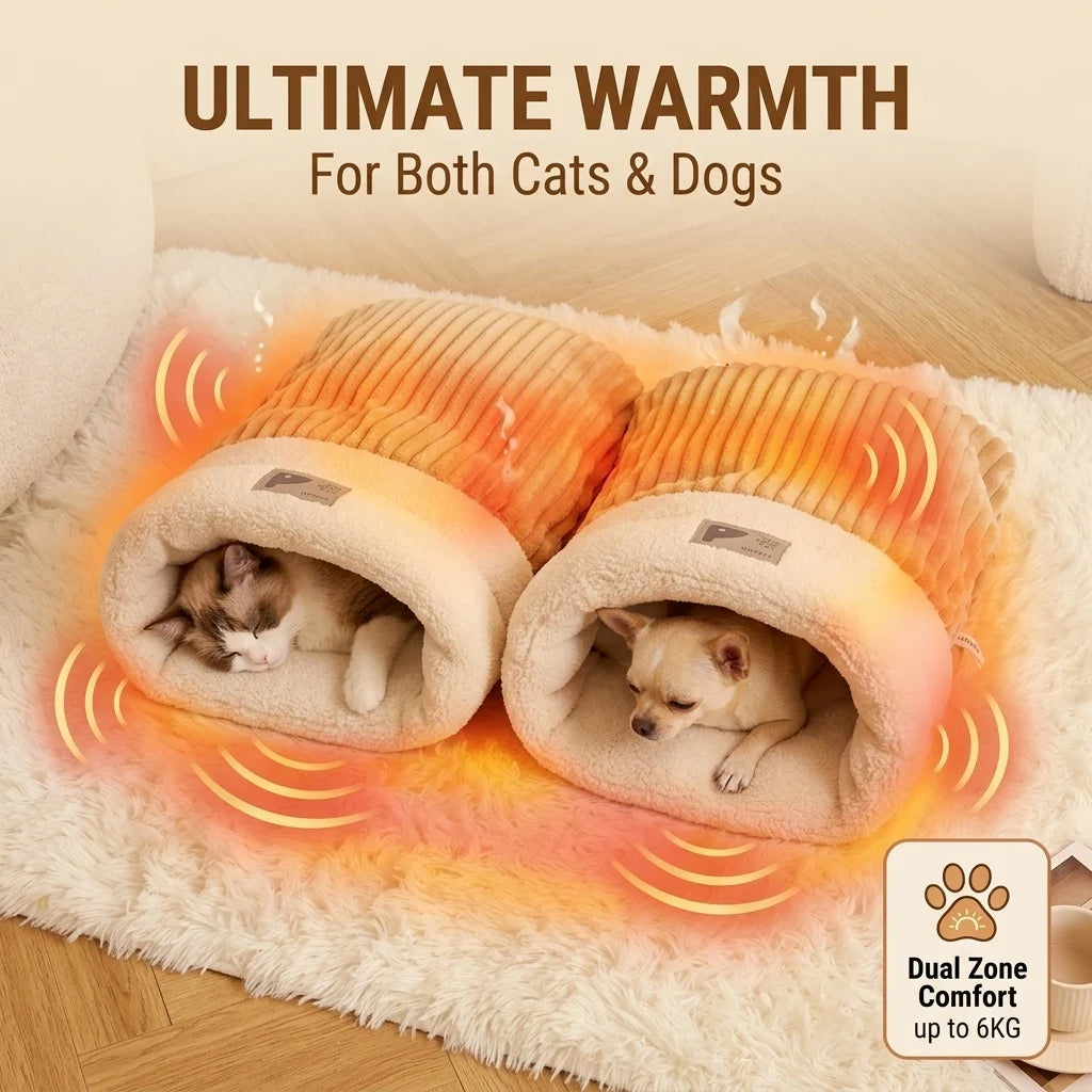 TuckIn Hooded Pet Sleeping Bag