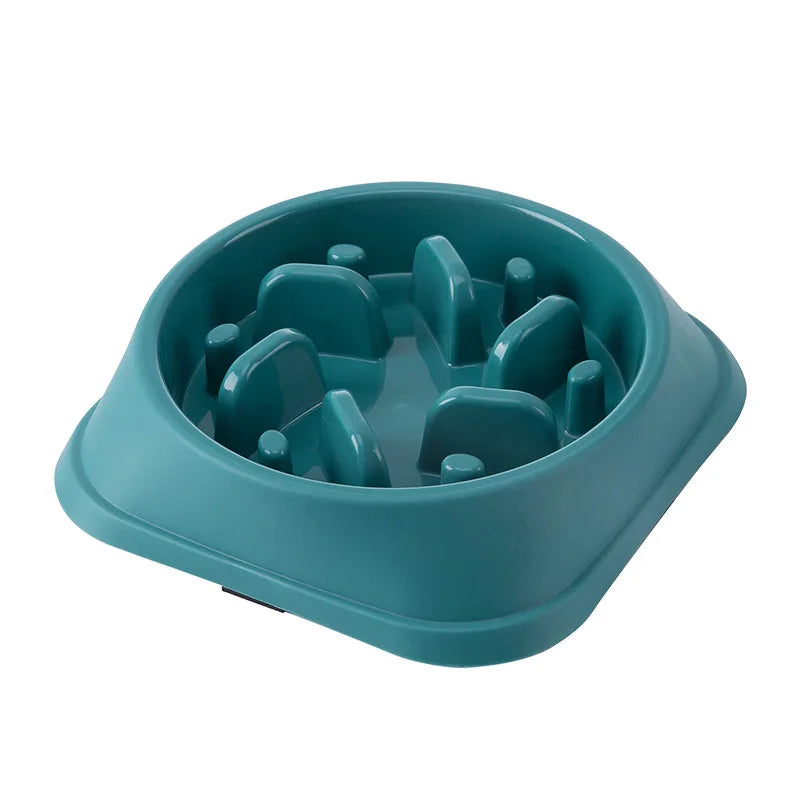 Pet Slow Feeding Bowl - Anti-Choking, Non-Slip Bowl for Cats & Dogs