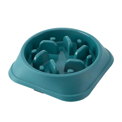Pet Slow Feeding Bowl - Anti-Choking, Non-Slip Bowl for Cats & Dogs