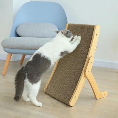 Wooden Cat Scratcher