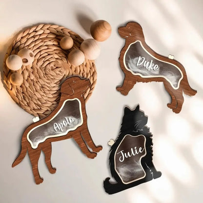 Wooden Pet Keepsake & Fur Memory Box