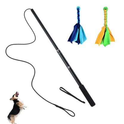 ChaseFlex – Retractable Flirt Pole & Interactive Dog Training Toy