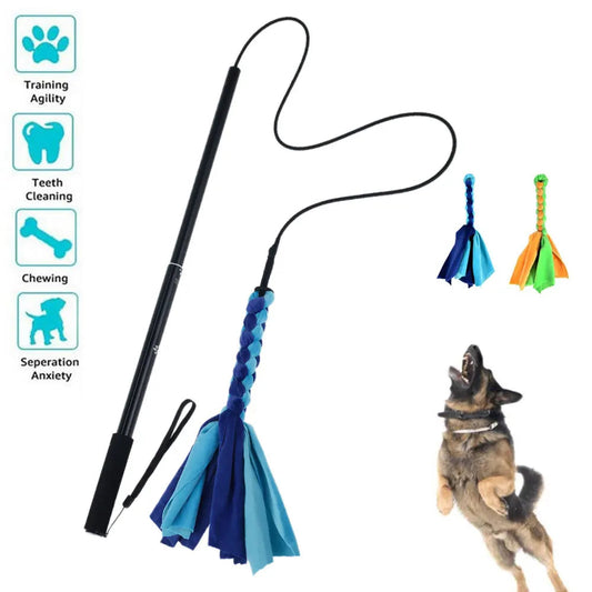 ChaseFlex – Retractable Flirt Pole & Interactive Dog Training Toy